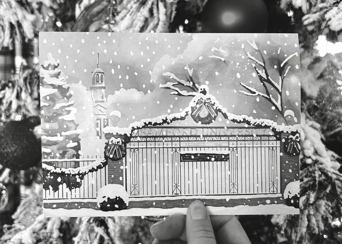 Received pretty happy mail today! I&rsquo;m Honored to have designed President Beck Taylor&rsquo;s Christmas card this year. Thankful for a campus that believes in me and continues to open doors for student creators.