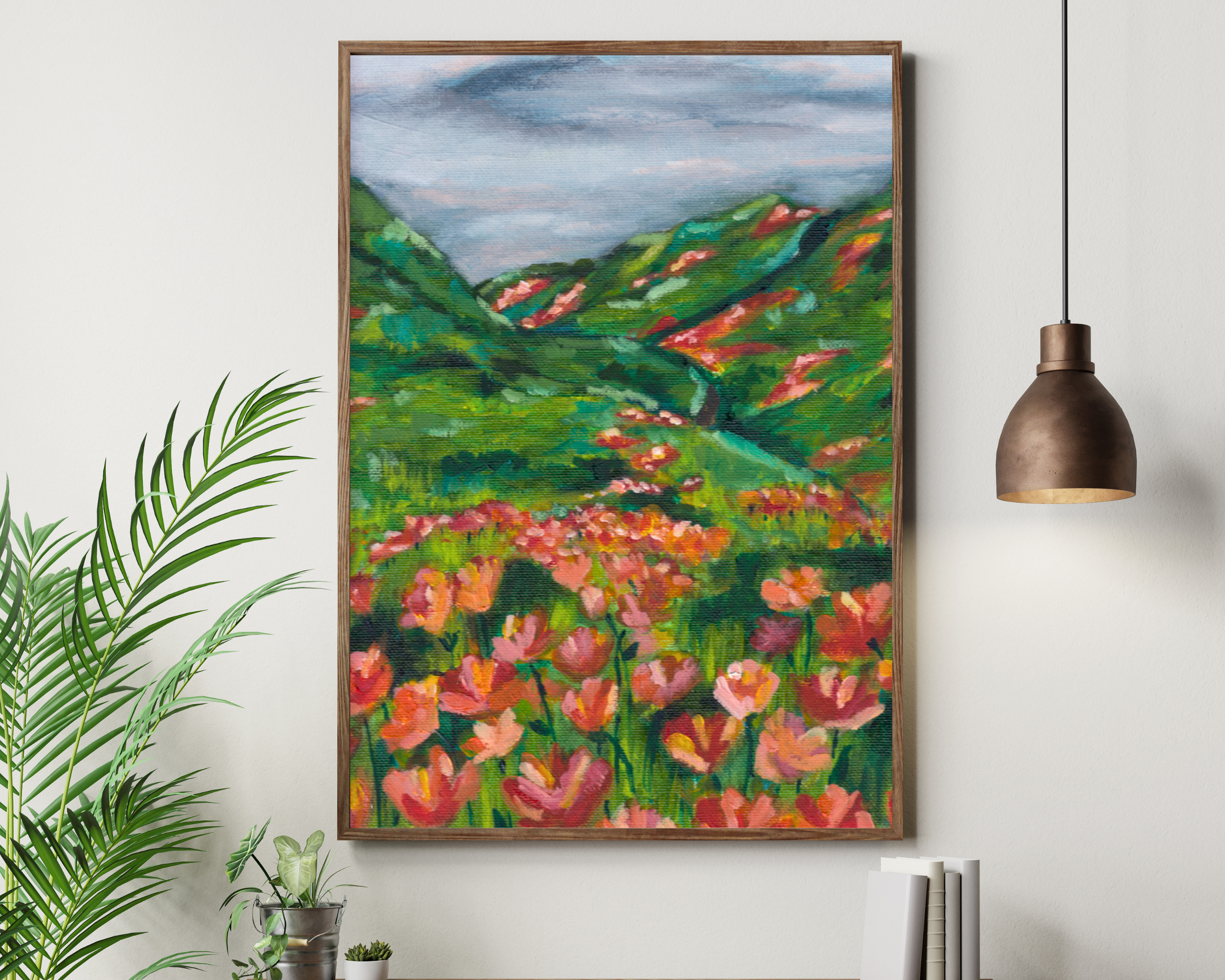 Valley of Poppies Fine Art Print