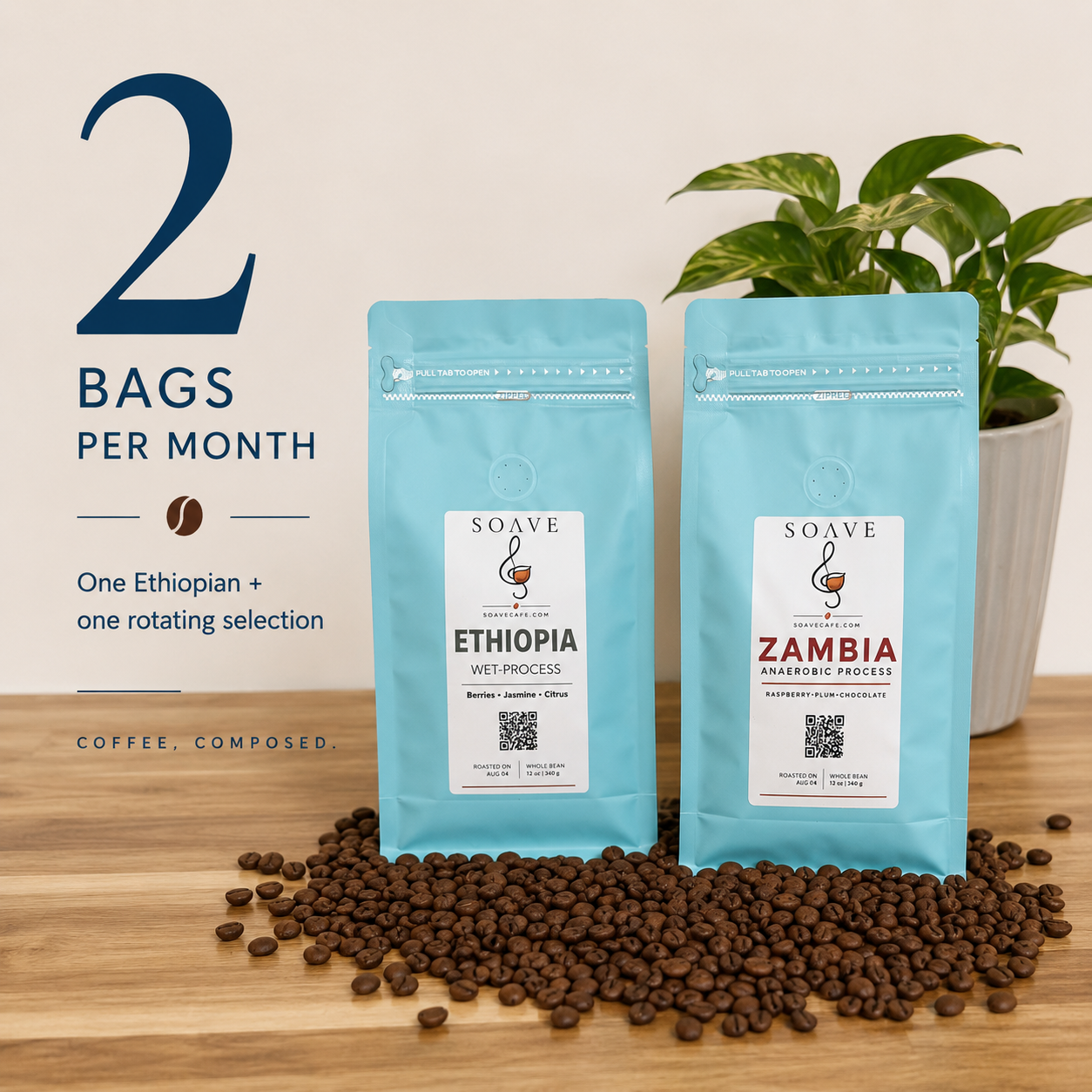 2 bags Monthly Subscription