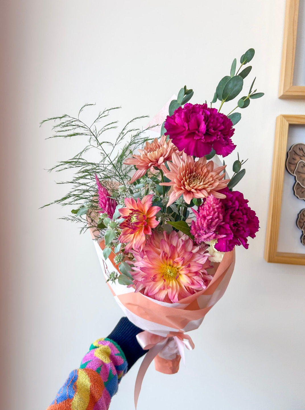 Mini Wrapped Bouquet