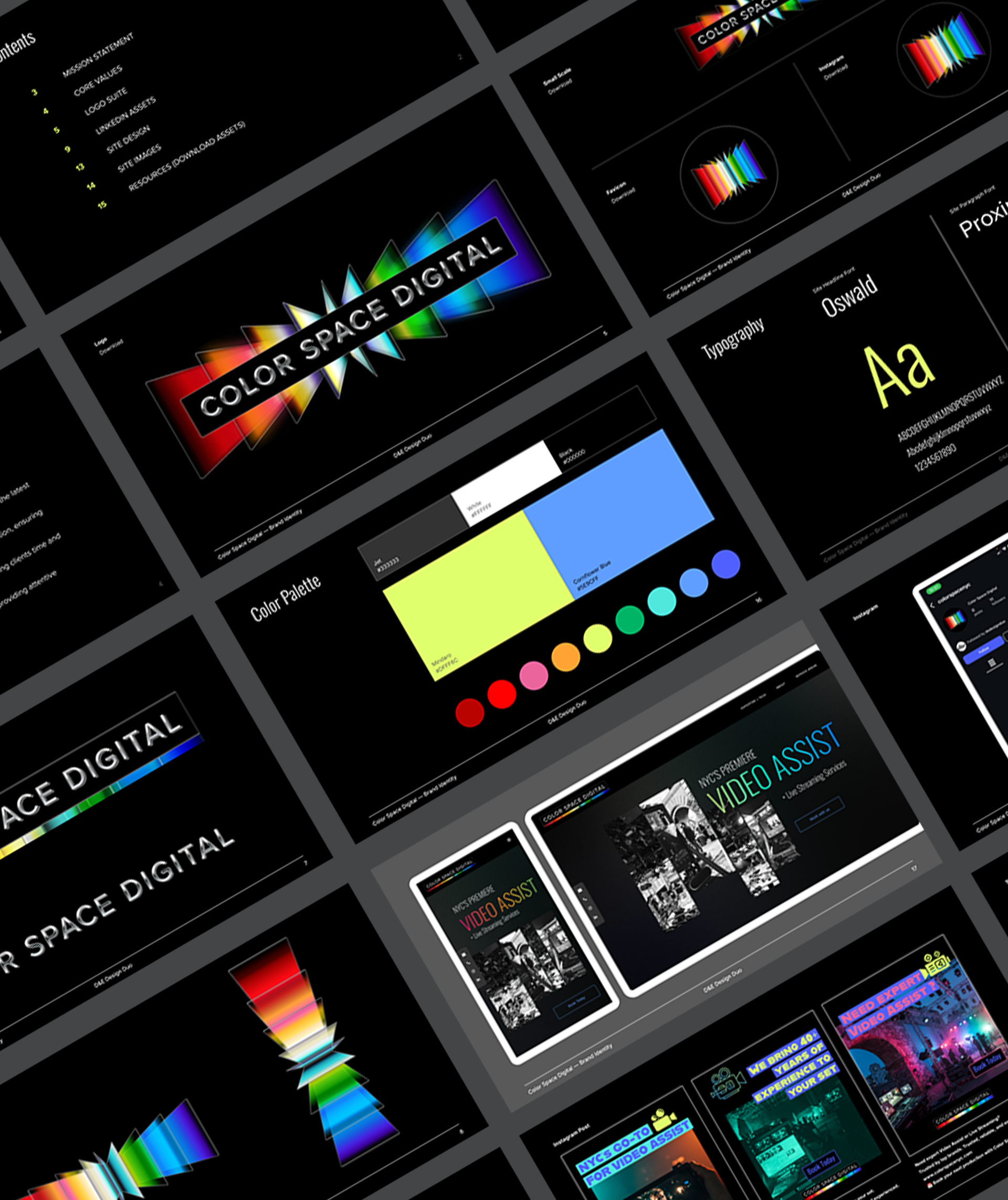 Color Space Digital | Brand + Website Design