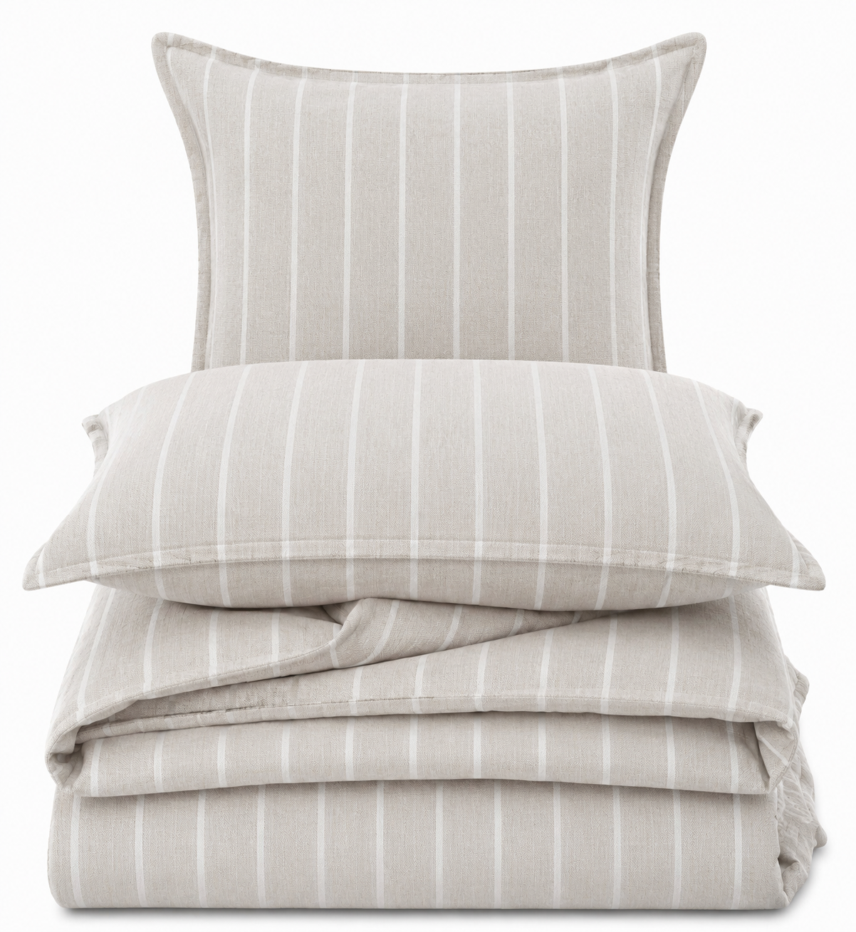 Housse de couette Emma Rayé - Chéné Sasseville