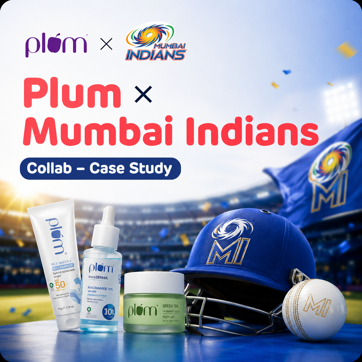 Plum x Mumbai Indians Collab : Play With Chemistry