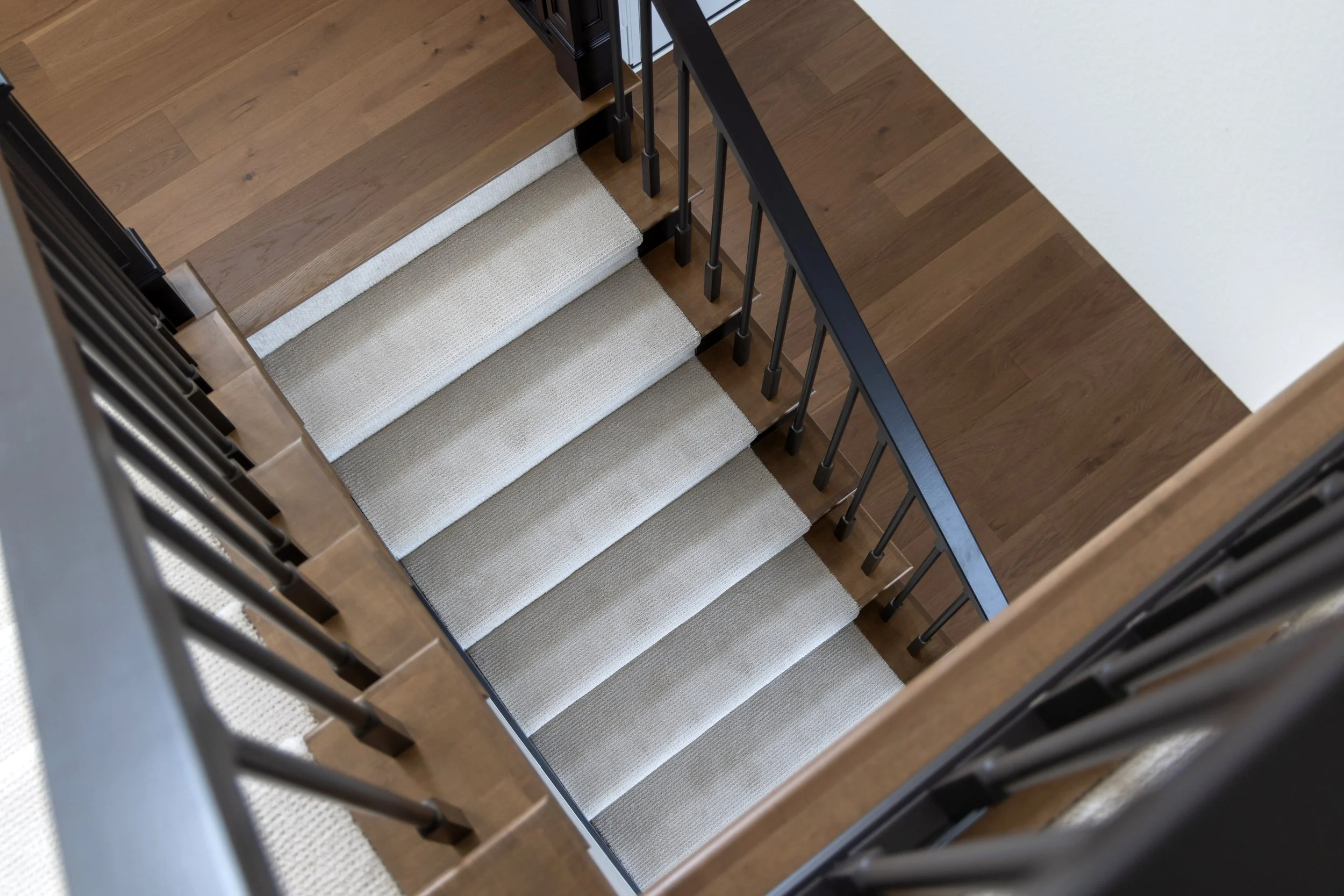 Looking down a stairway