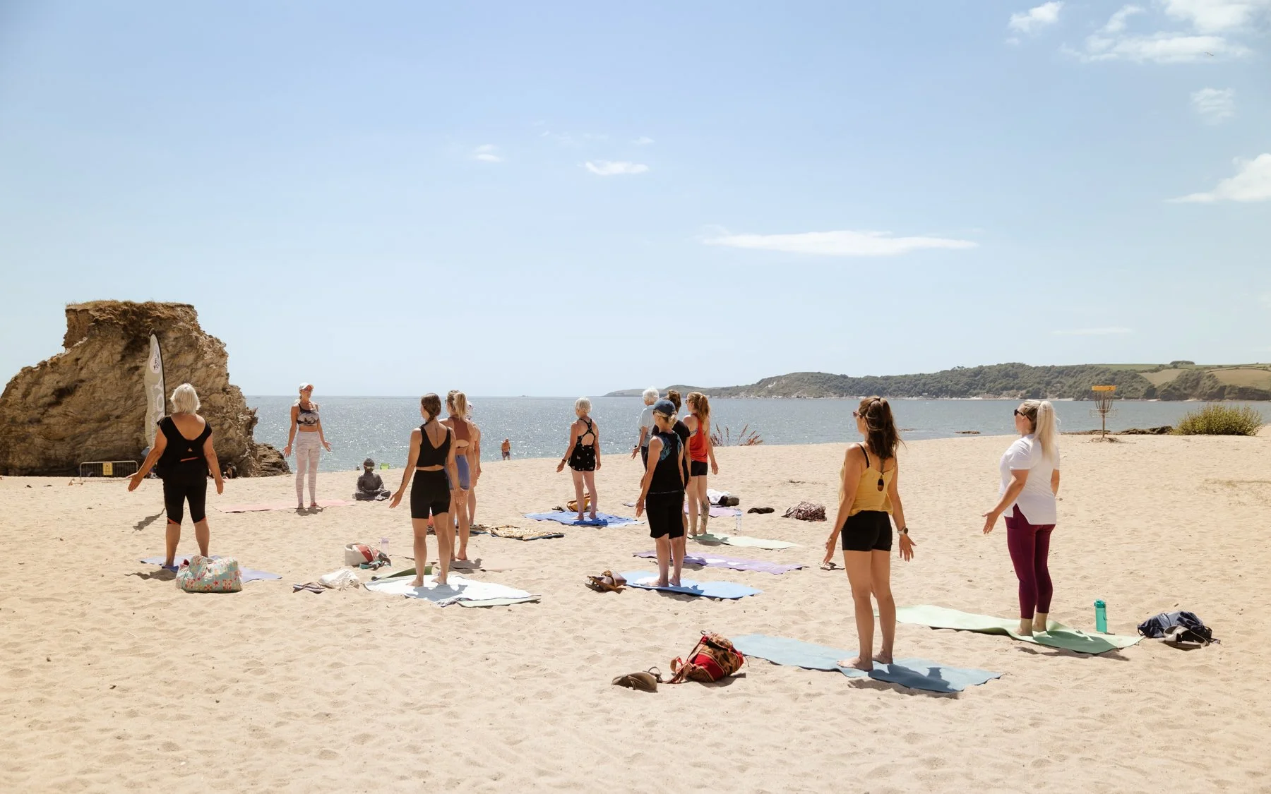 YOGA ON THE BEACH