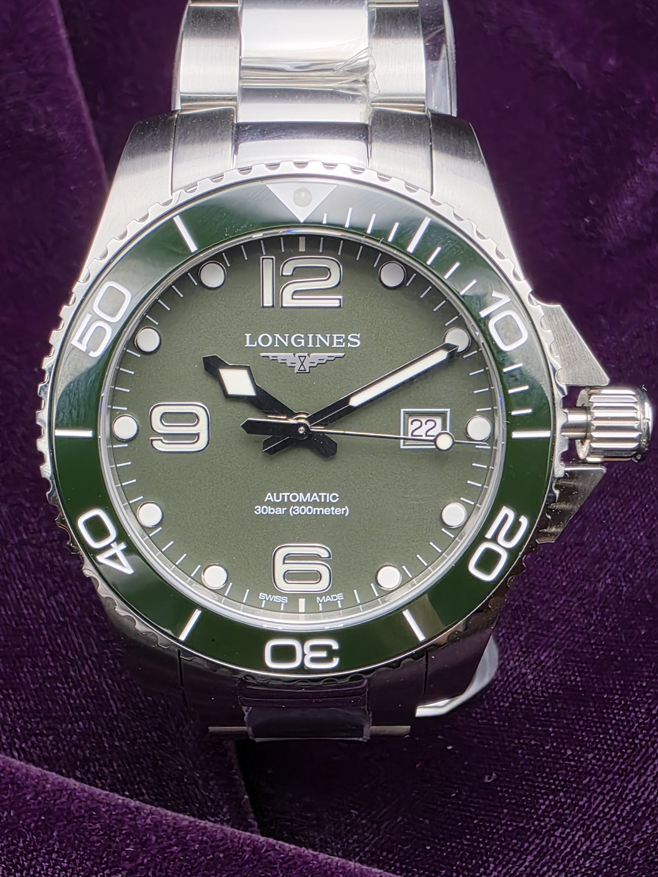 Longines Hydroconquest 43mm Green