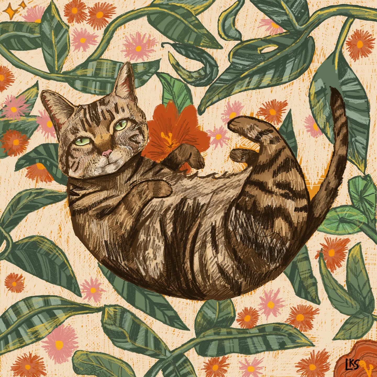 A little digital piece i did over my winter break to commemorate a family pet that passed away recently my sweet Georgie girl ❤️