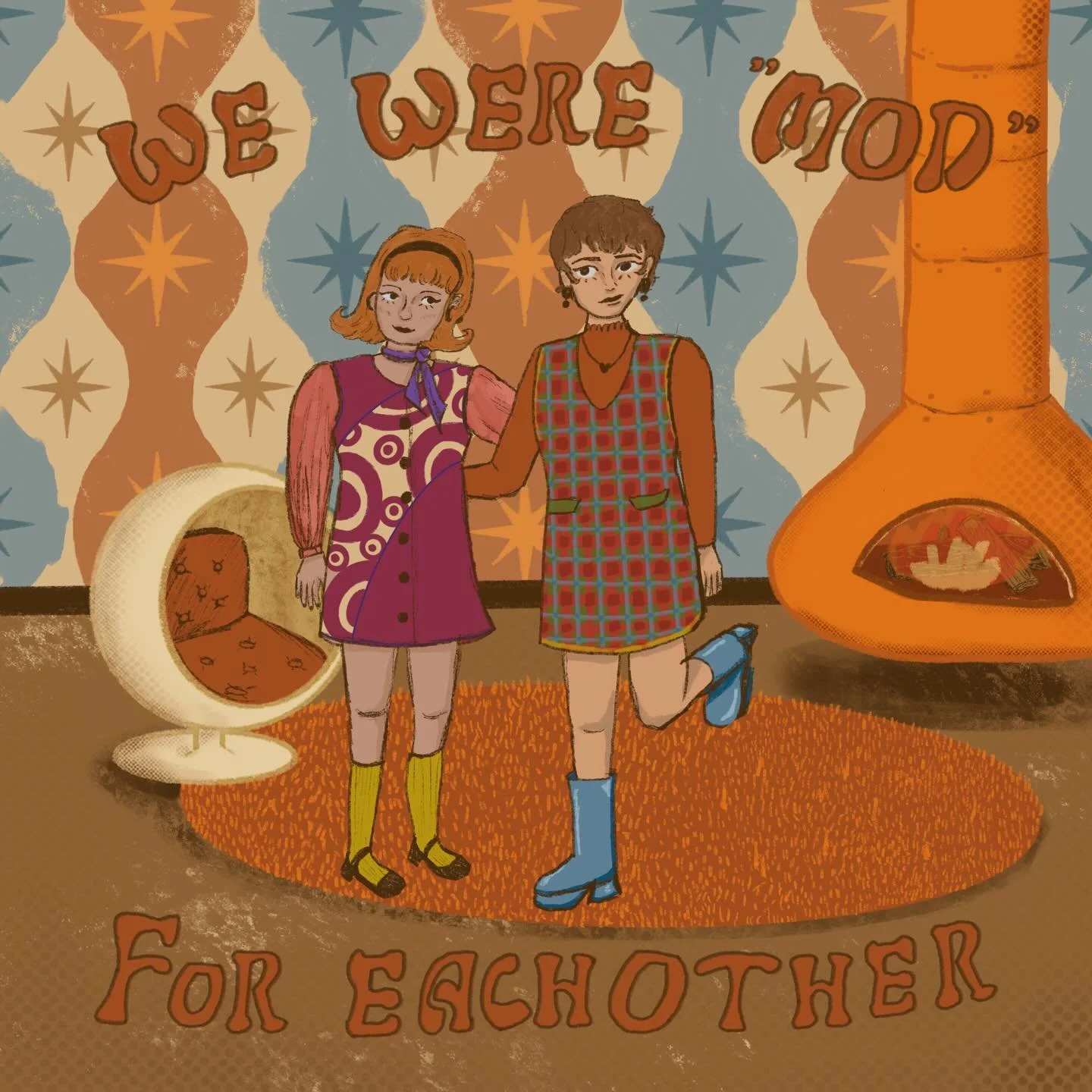 💗🕺🏻We Were Mod for Eachother 🕺🏻💗 Ive been going through a huge 60s/70s Mod phase lately in all areas of my art practice so expect more of these delicious colors and patterns in the coming weeks 🤭🫡
🍓
🍓
🍓
🍓
🍓
🍓
🍓
🍓
🍓
🍓
Tags: #illustra