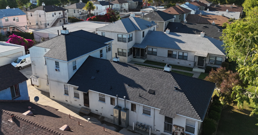 Gardena re-roof main home and detached