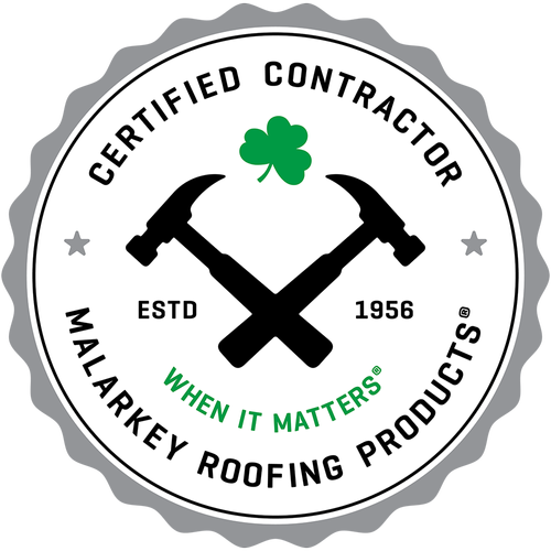 Malarkey Emerald Pro certified contractor seal