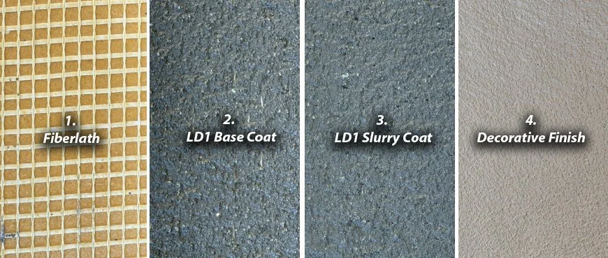 Waterproofing system on stair treads