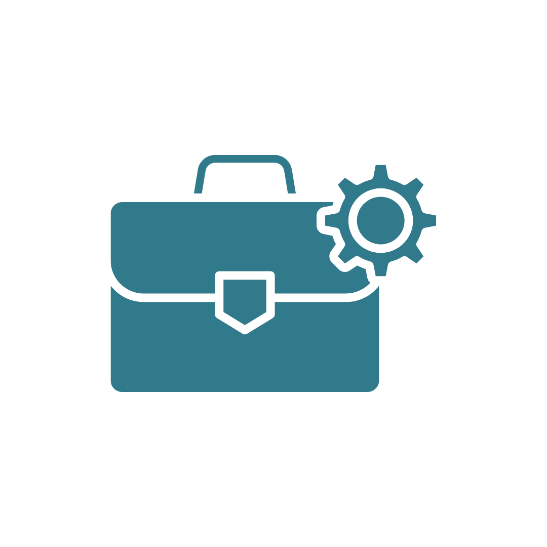 Icon representing specialized massage training and ongoing professional development