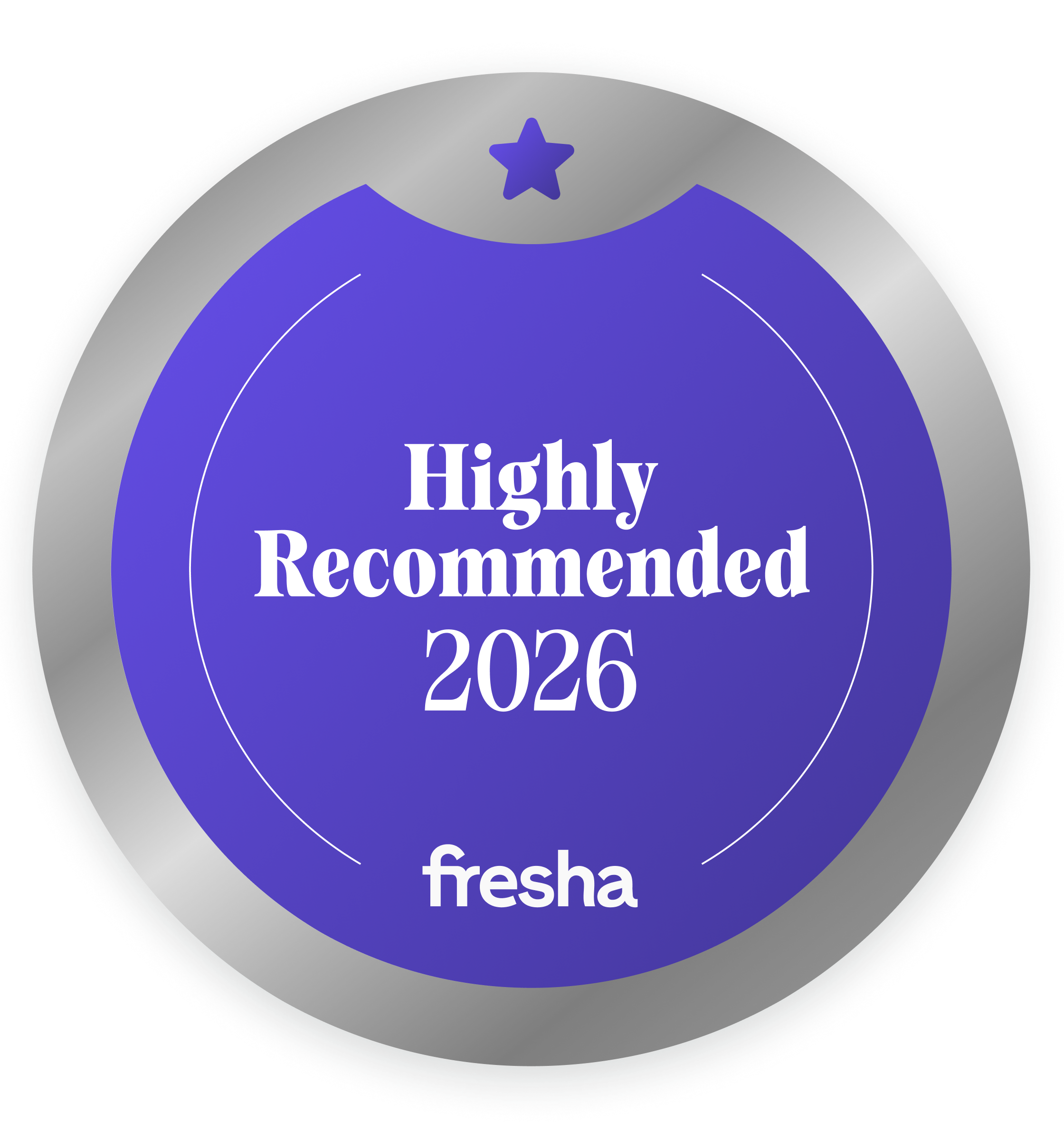 Fresha Highly Recommended 2026 award badge for Selina’s Therapy Center