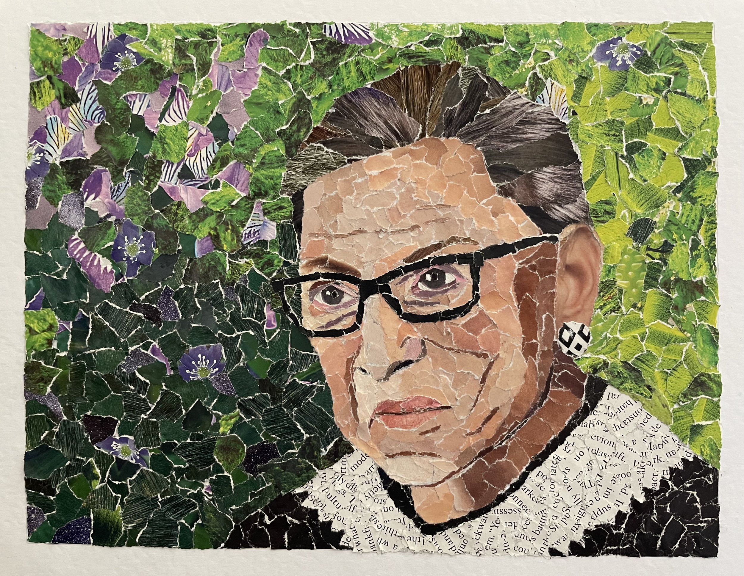 RBG 2
7.5" x 9.5"
August 2022
Magazine pieces on paper