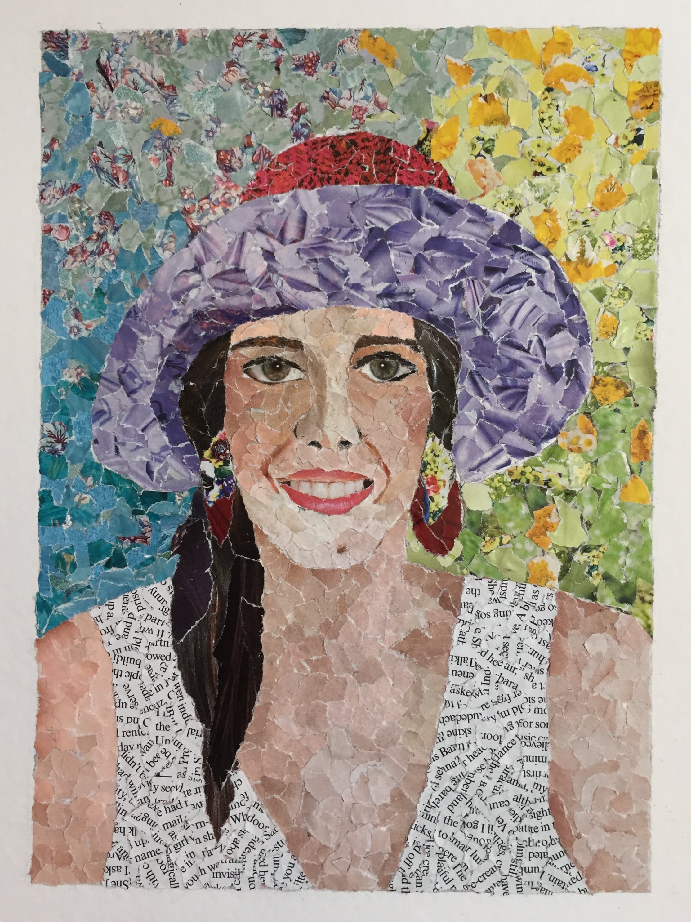 Seena
10" x 7.5"
June 2020
Magazine pieces on paper