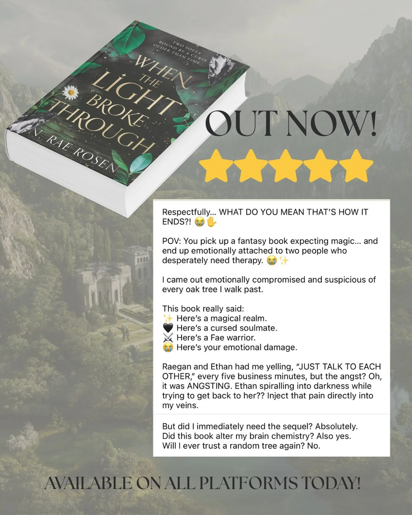 ITS OUT!!! 

RUN! This baby is now available on Amazon, in Waterstones and in several bookshops who have been kind enough to stock it!! 

Including: 
@badgirlbooksuk 
@bookloversbookshop 
@themysteriousbookcase 
@waterstones_witney 
@blackwelloxford 