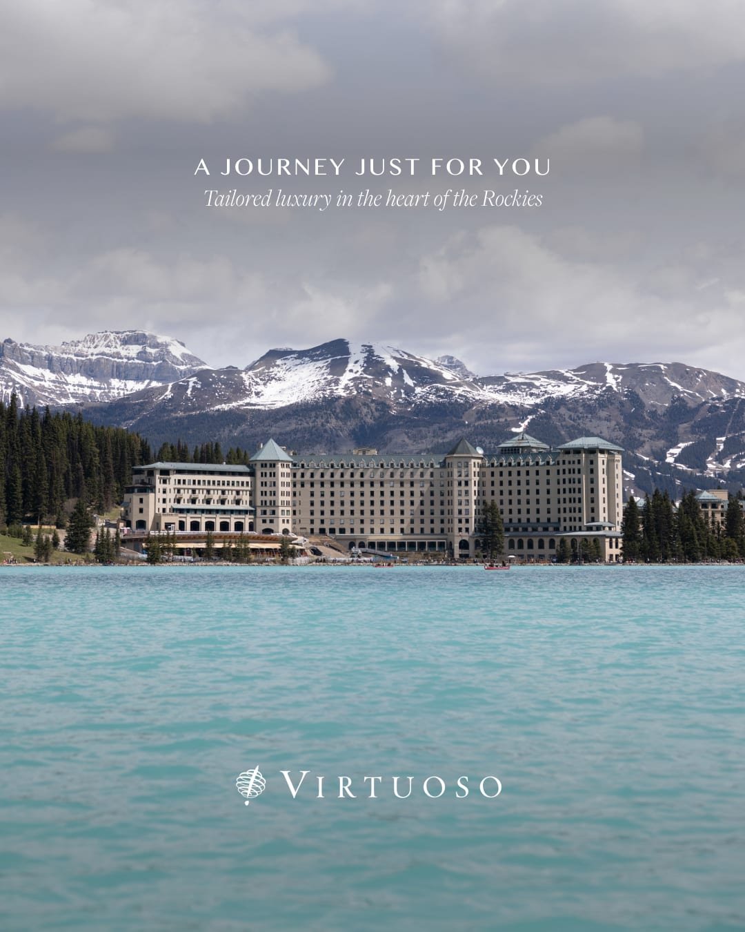 Morning mist, alpine air, and majestic mountain peaks. We&rsquo;ll show you Lake Louise and the Canadian Rockies in unrivaled style. 🏔️

Start planning the journey of a lifetime. Get in touch:

#VirtuosoTravel