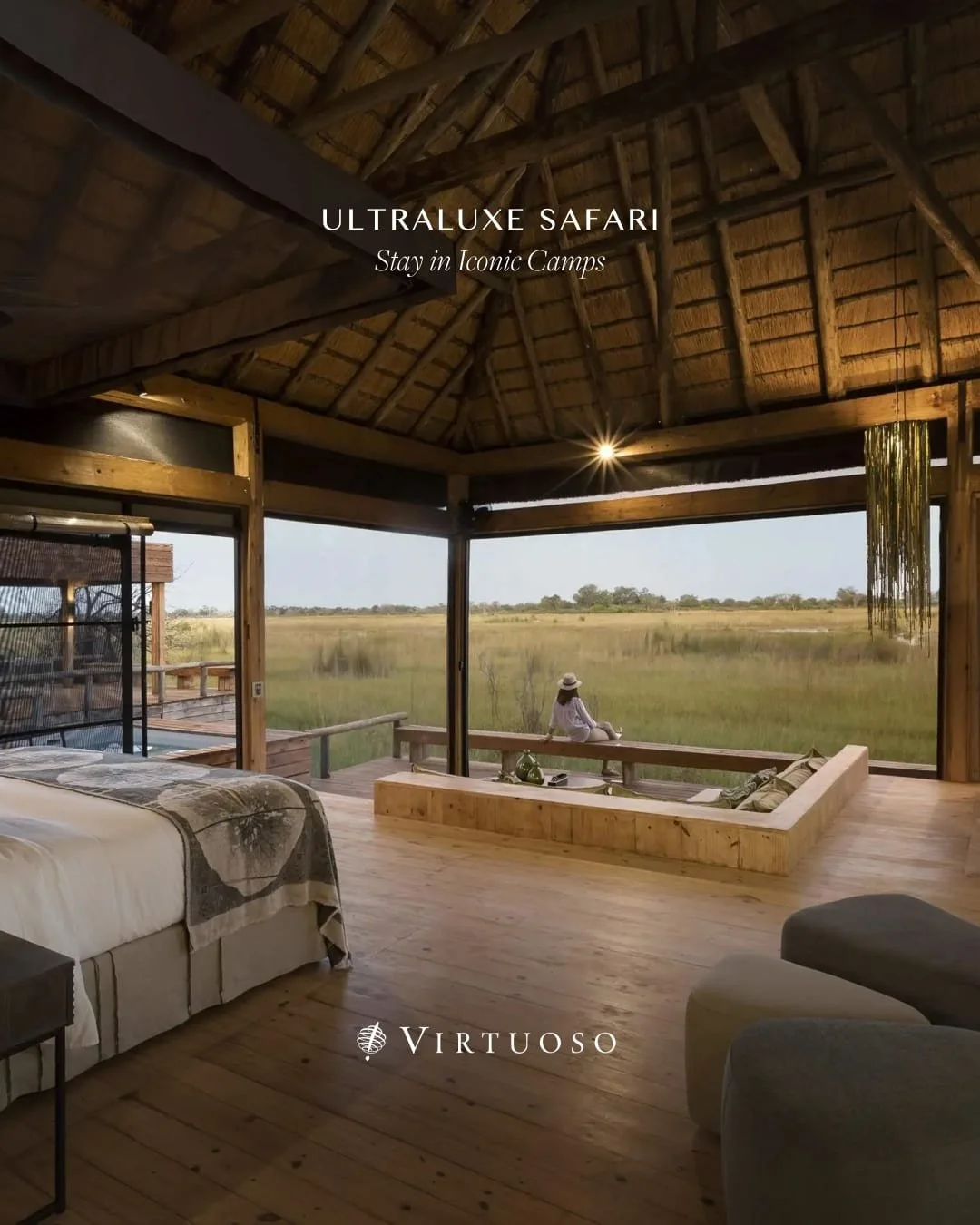 Where wilderness meets wonder. Glide through the Delta, spot lions and leopards, and retreat to camps where elegance meets the wild. 🦁🐘🐾

Your luxury safari awaits. Let's get in touch: 

#VirtuosoTravel