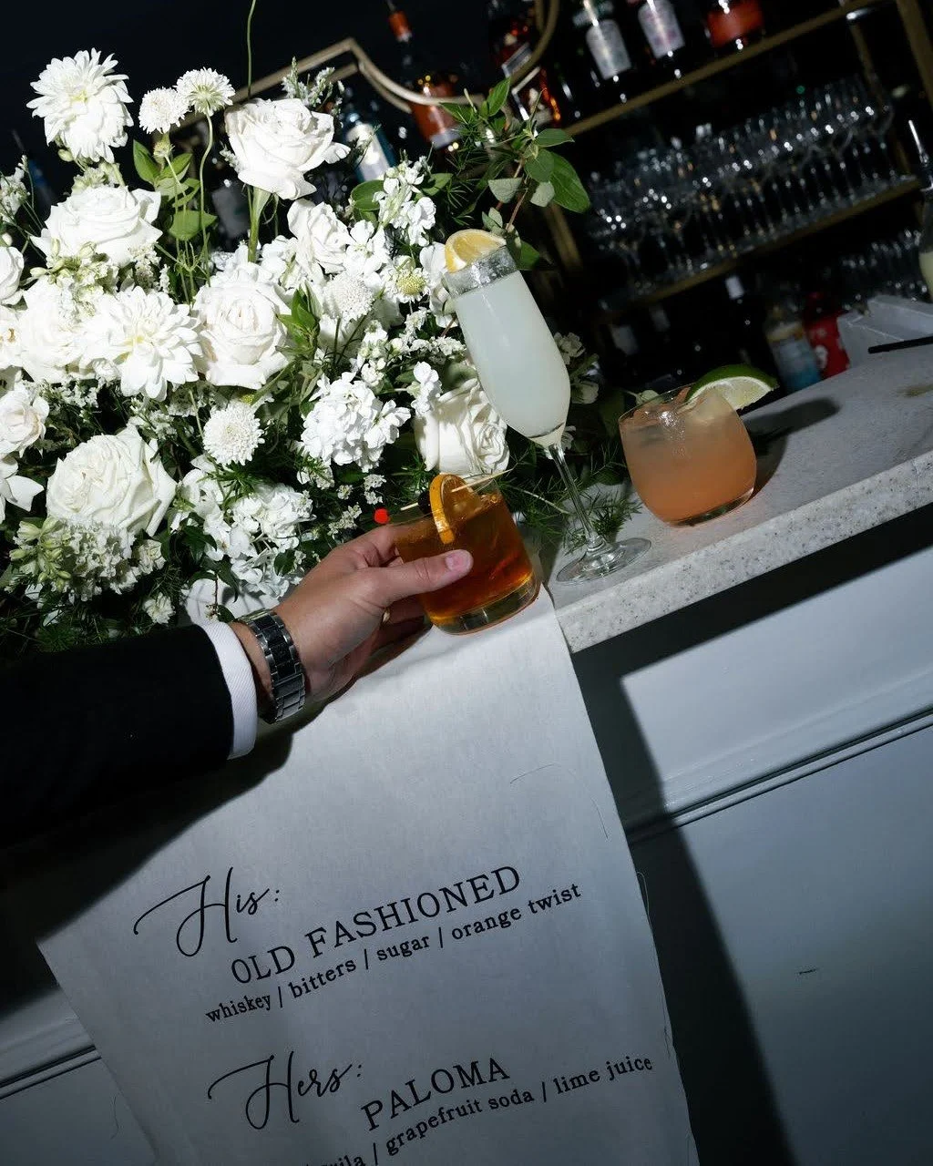 Signature cocktails are one of our favorite ways to add personality to your wedding day and the bar is the perfect canvas for thoughtful design. It&rsquo;s the kind of intentional detail that elevates both the guest experience and the overall aesthet