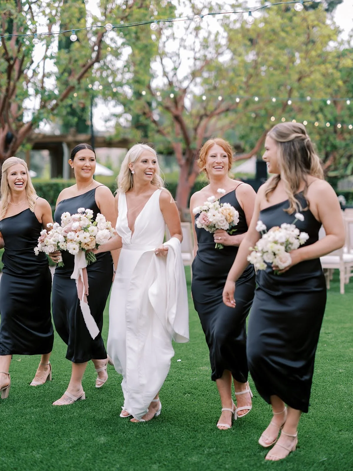 Chic, joyful, and effortlessly timeless. There&rsquo;s nothing quite like the energy of a bride with her girls. Because the getting-ready moments and in-between laughs are just as meaningful as the main event. 🤍💐✨

Planning+Design | @blissfullystyl