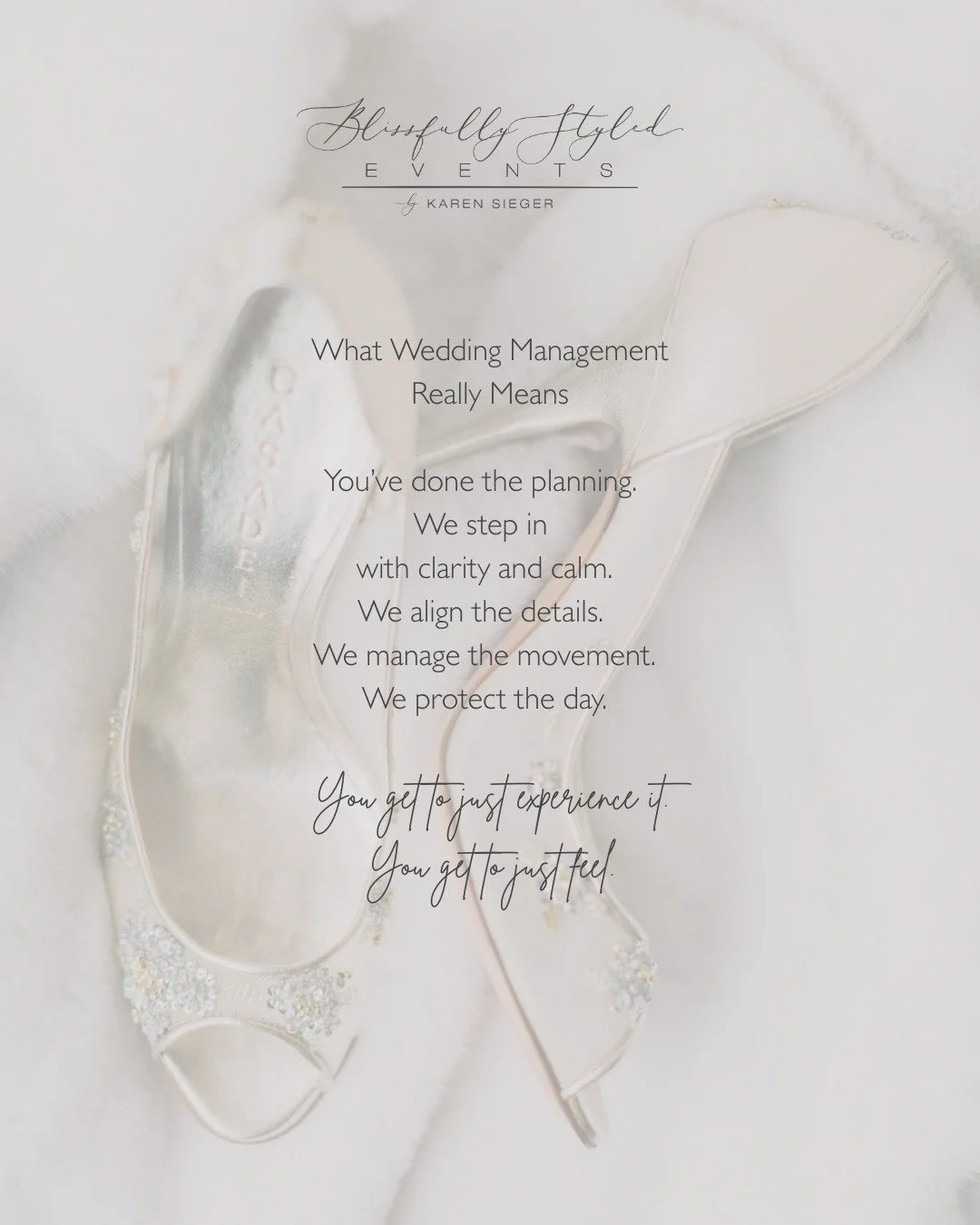 Wedding management isn&rsquo;t about taking over. It&rsquo;s stepping in with experience. Guiding the timeline. Leading the details. Protecting the energy of the day.

So you don&rsquo;t have to think. You get to just feel.

Photo: @janawilliamsphoto