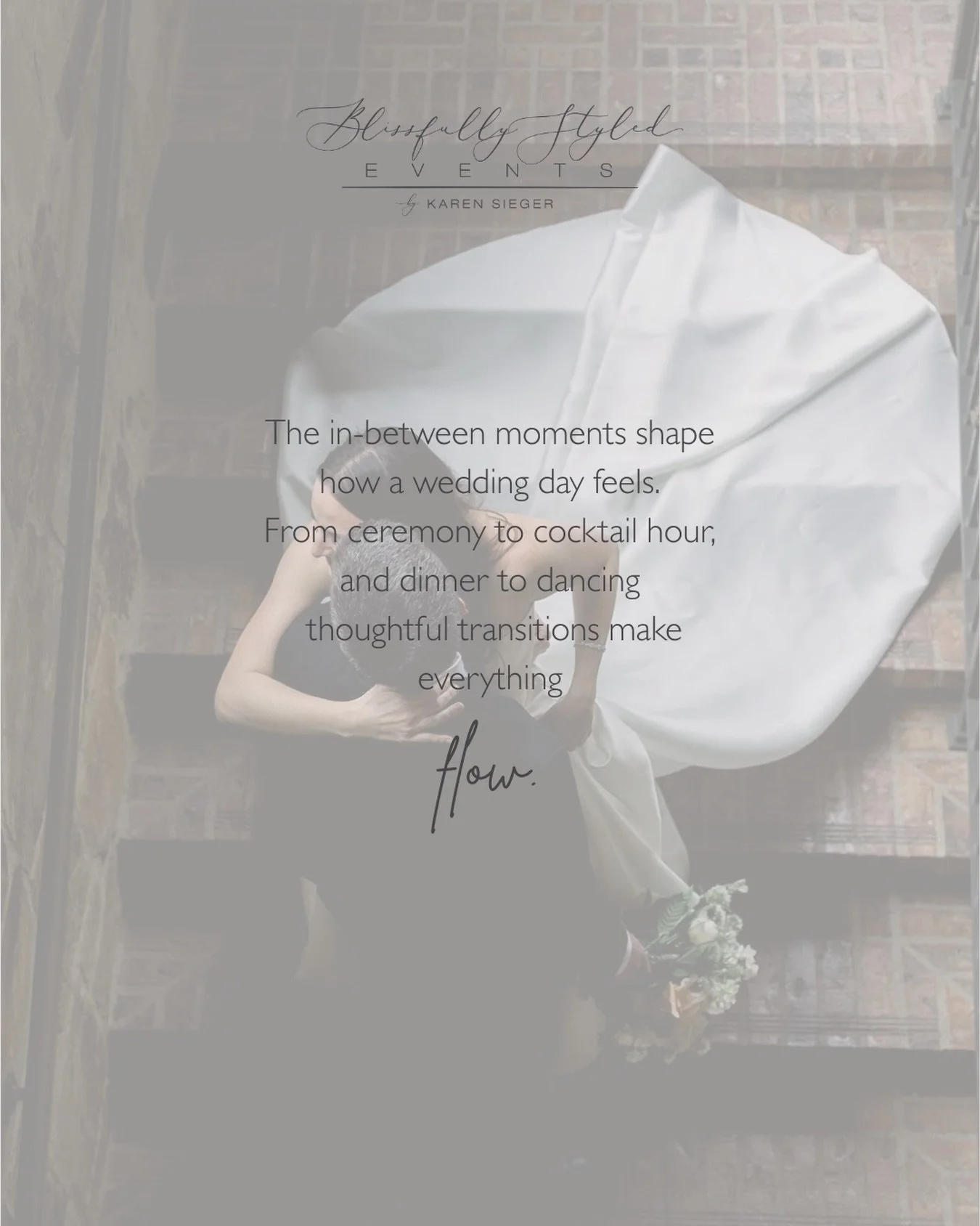 The most meaningful parts of a wedding day aren&rsquo;t just the big moments.

They&rsquo;re how everything flows in between.

When the day is thoughtfully guided, you&rsquo;re not rushing from one thing to the next.

You&rsquo;re present. You&rsquo;