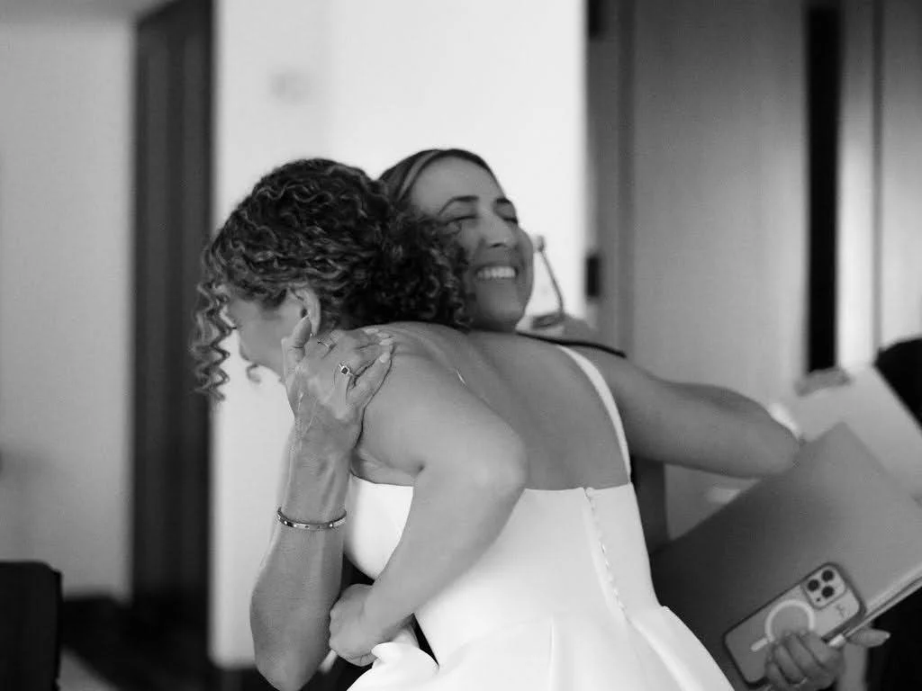 This is the part that never gets old.

No matter how many weddings we've been part of, I cry every single time. Every. Single. Time. Everyone thinks I'm the one holding it together. And then I see you, ready for your new life, and I cannot stop the t