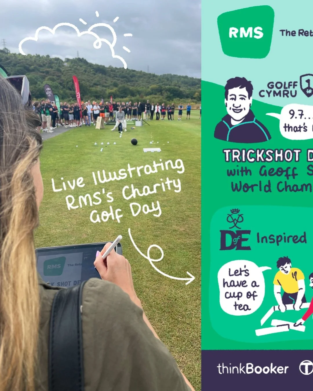 Slowly coming back to earth after the most (unexpectedly!?) uplifting and inspiring day at @rms.uk&rsquo;s Charity Golf Day at @thecelticmanor. 

I may be outdoorsy, but I could never have imagined a day on the course would bring so much joy, and gol