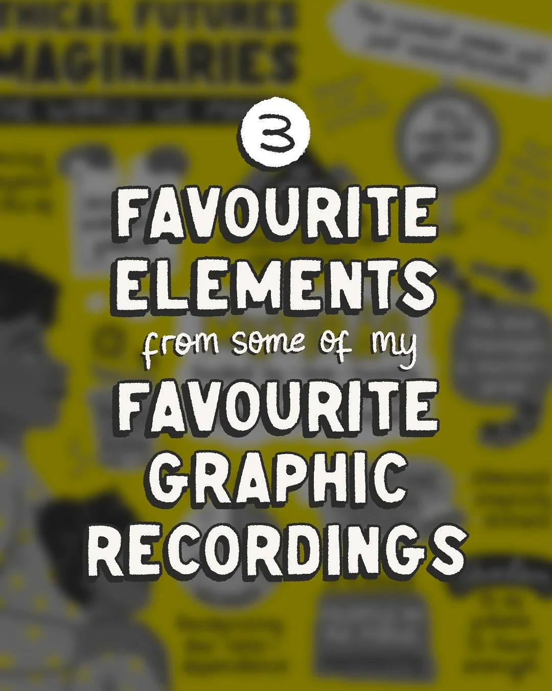 Each individual element of a graphic recording illustrates an idea, a feeling or a piece of information - the trick is supporting that while holding interest. 

Here are just a few of my favourite elements from some of the events I found most meaning