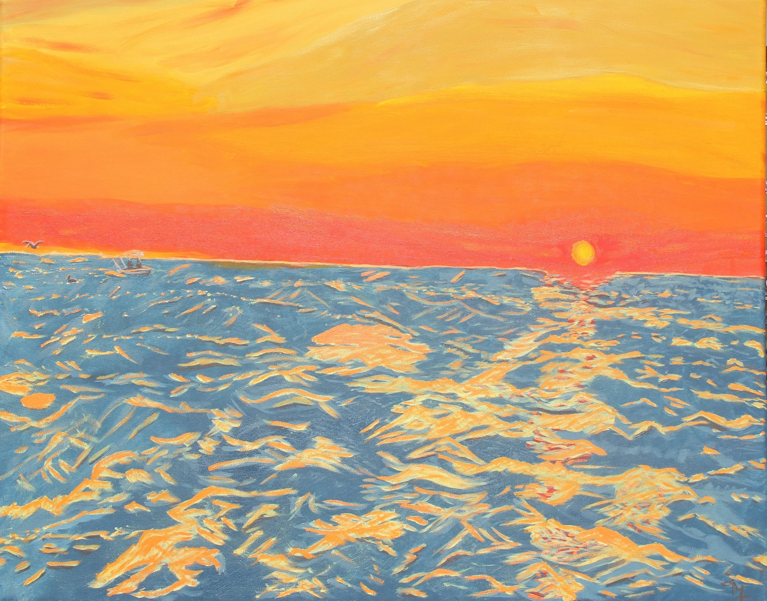 Sunset over the Gulf in Captiva Florida