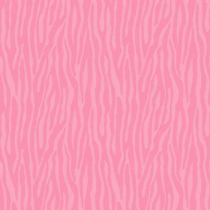 Hand-drawn shades of pink zebra stripe pattern with an organic, painterly texture for modern fabric and surface design.