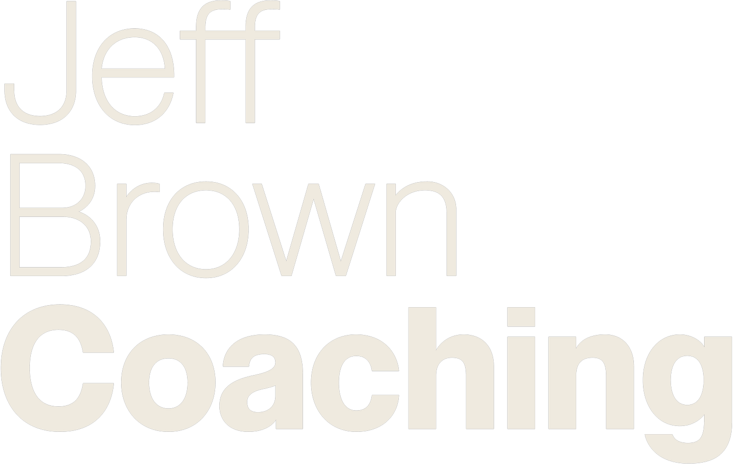 Jeff Brown Coaching