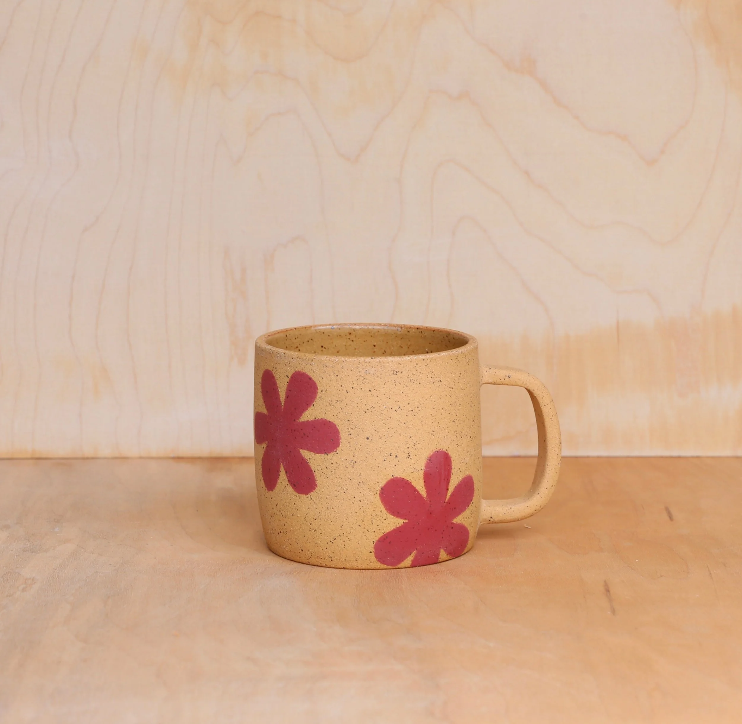 floral mug