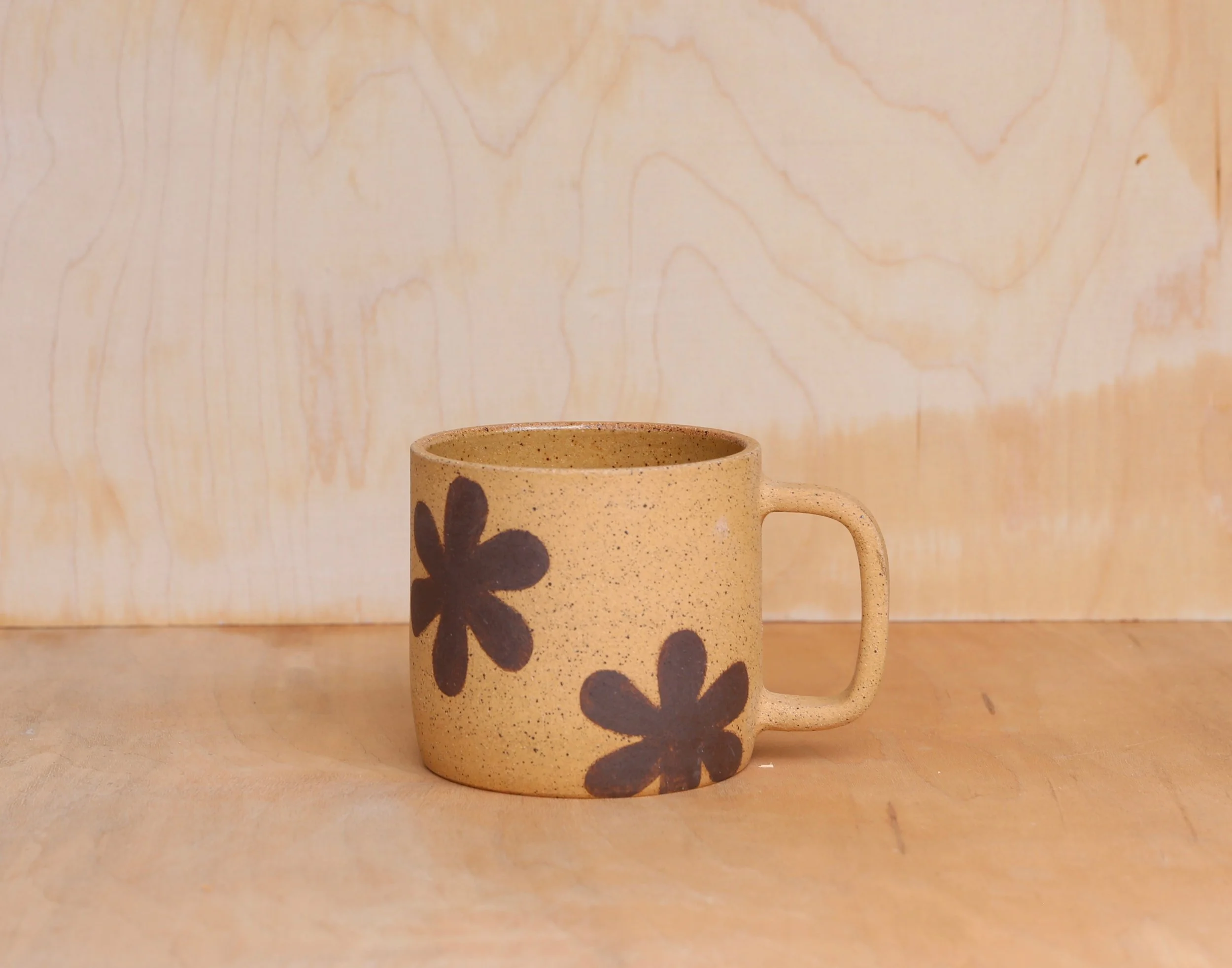 floral mug
