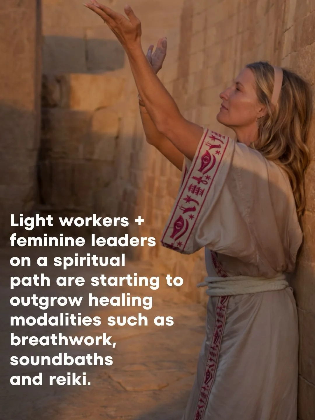 The next wave of healing modalities are awakening - and they won&rsquo;t be something you learn, they are something you will remember. 

If something in you stirs as you read this - that&rsquo;s your sign. The mind will fight against it, its job is t