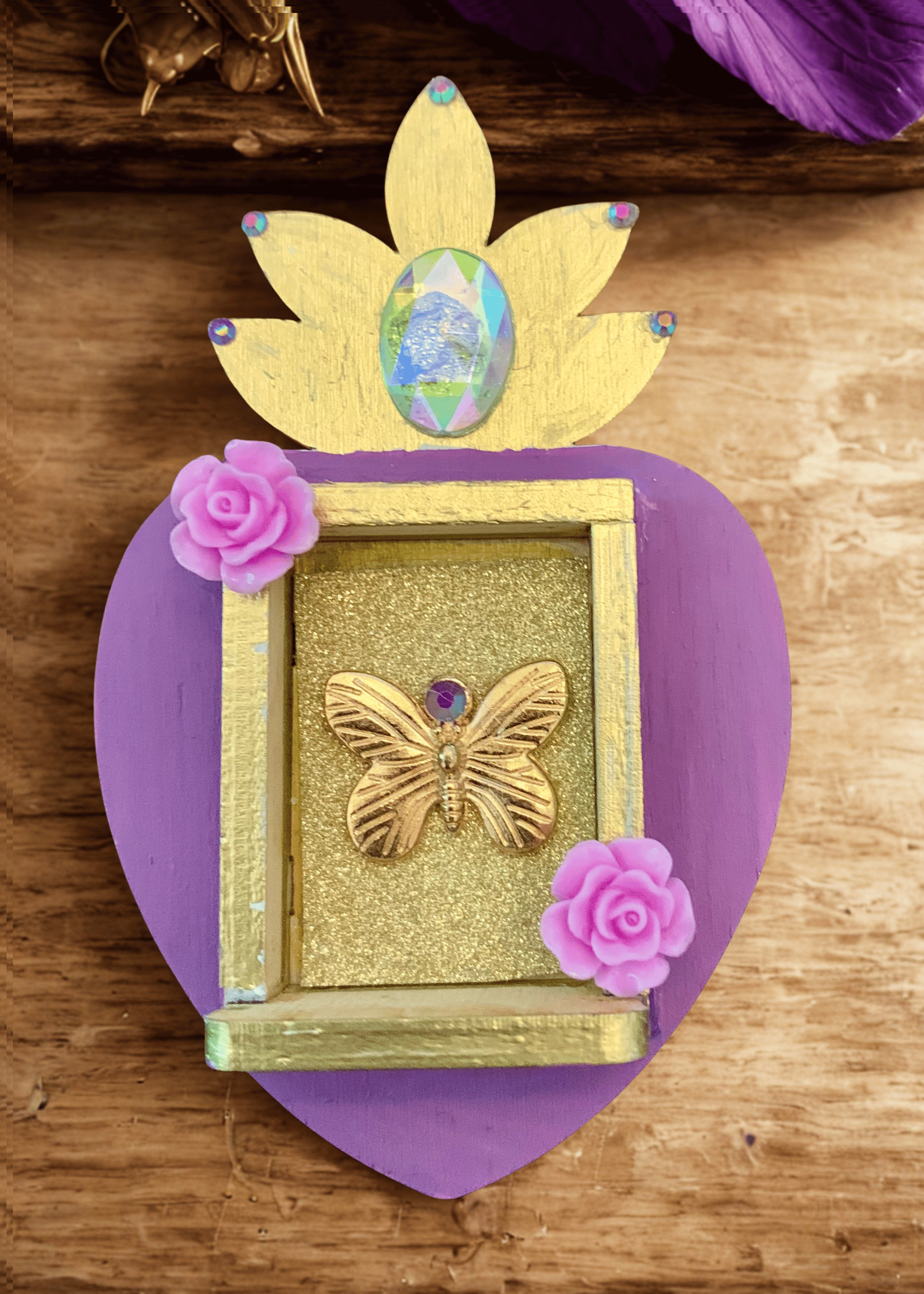 Hand-Painted Mini Wood Nichos