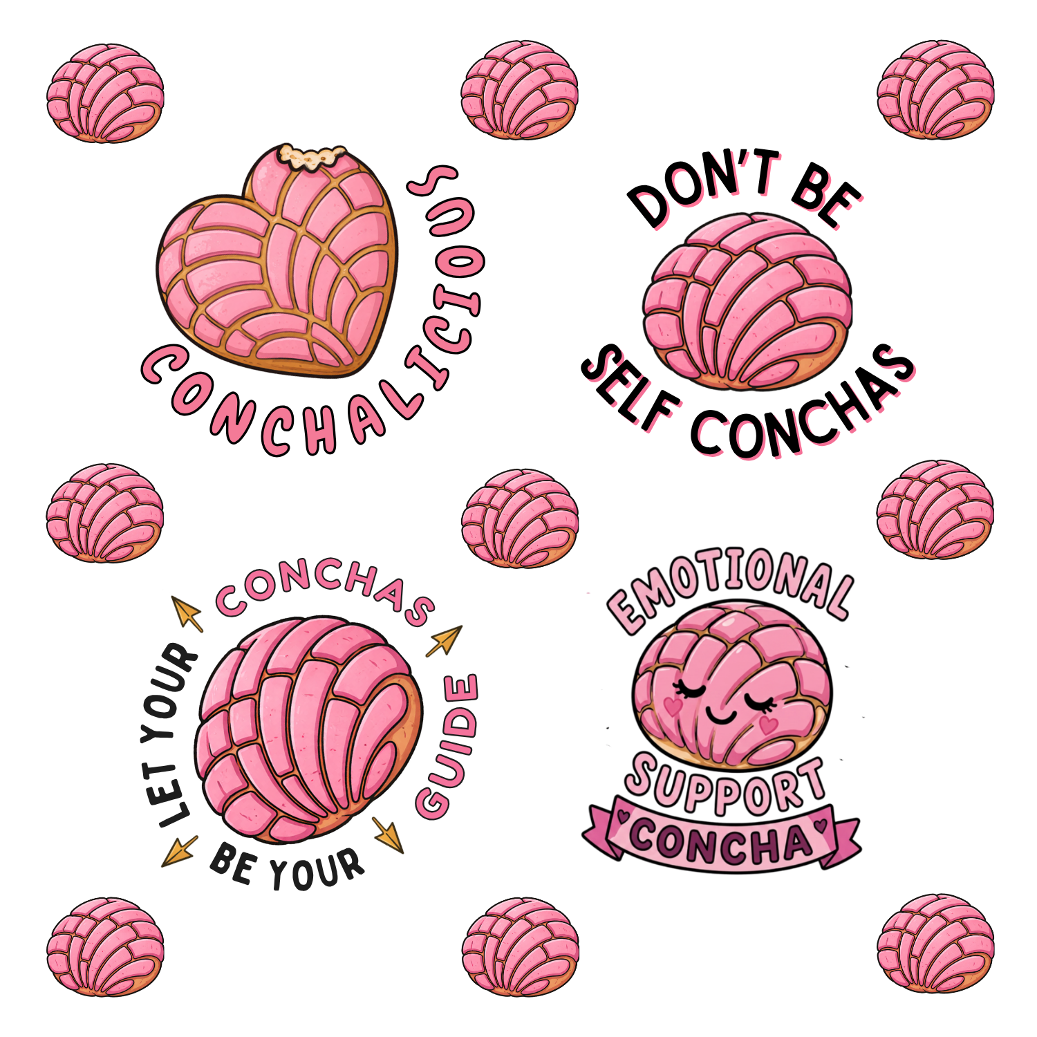 Concha Sticker Sheet