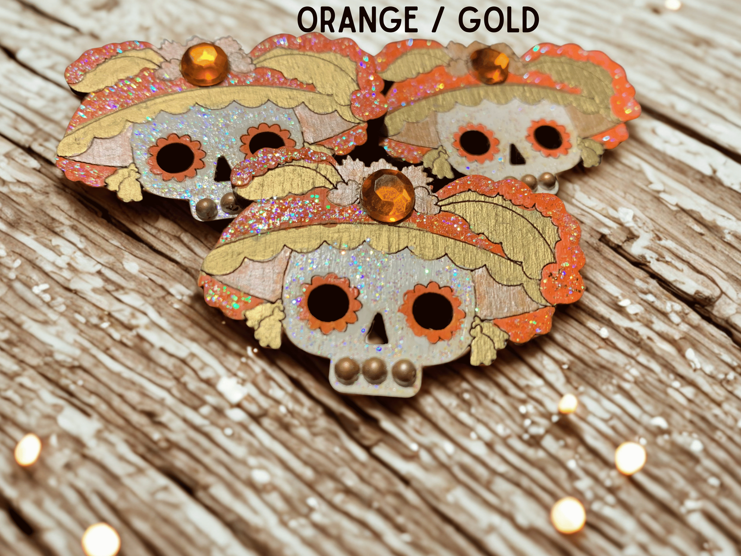 Handmade Catrina Pin