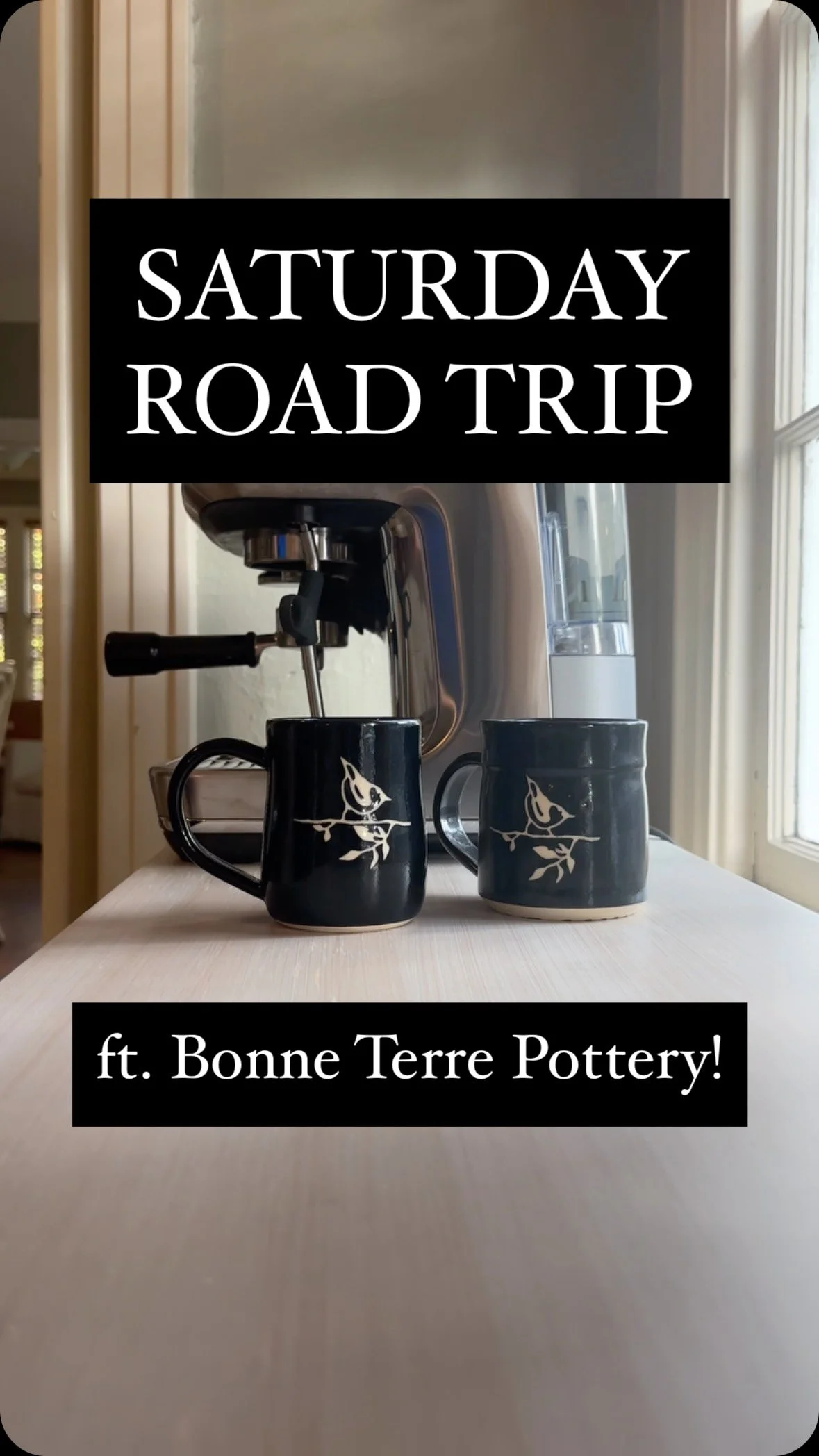 Quick trip to see @bonne_terre_pottery at her studio pop-up! Allyson was one of our vendors at the Spring Pottery Fair and we were excited to get the chance to visit her studio. Of course, we went home with some of her pieces! π€βοΈπ¦‍β¬
.
.
.
#w