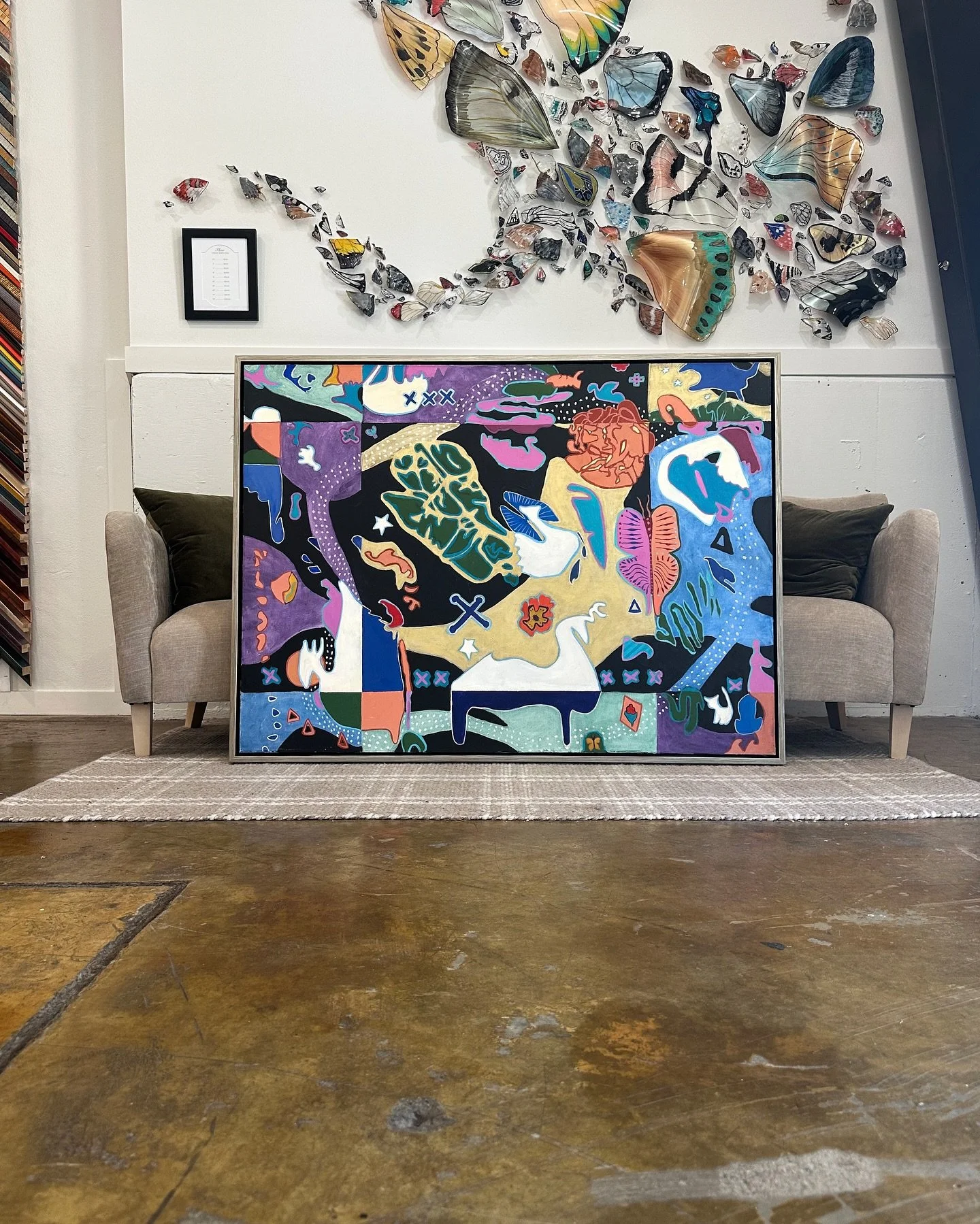 What did we frame this week? We’re glad you asked β‘οΈππ»π§π¨π€πΌ
.
.
. 
#waddellsgallery #customframing #artgallery