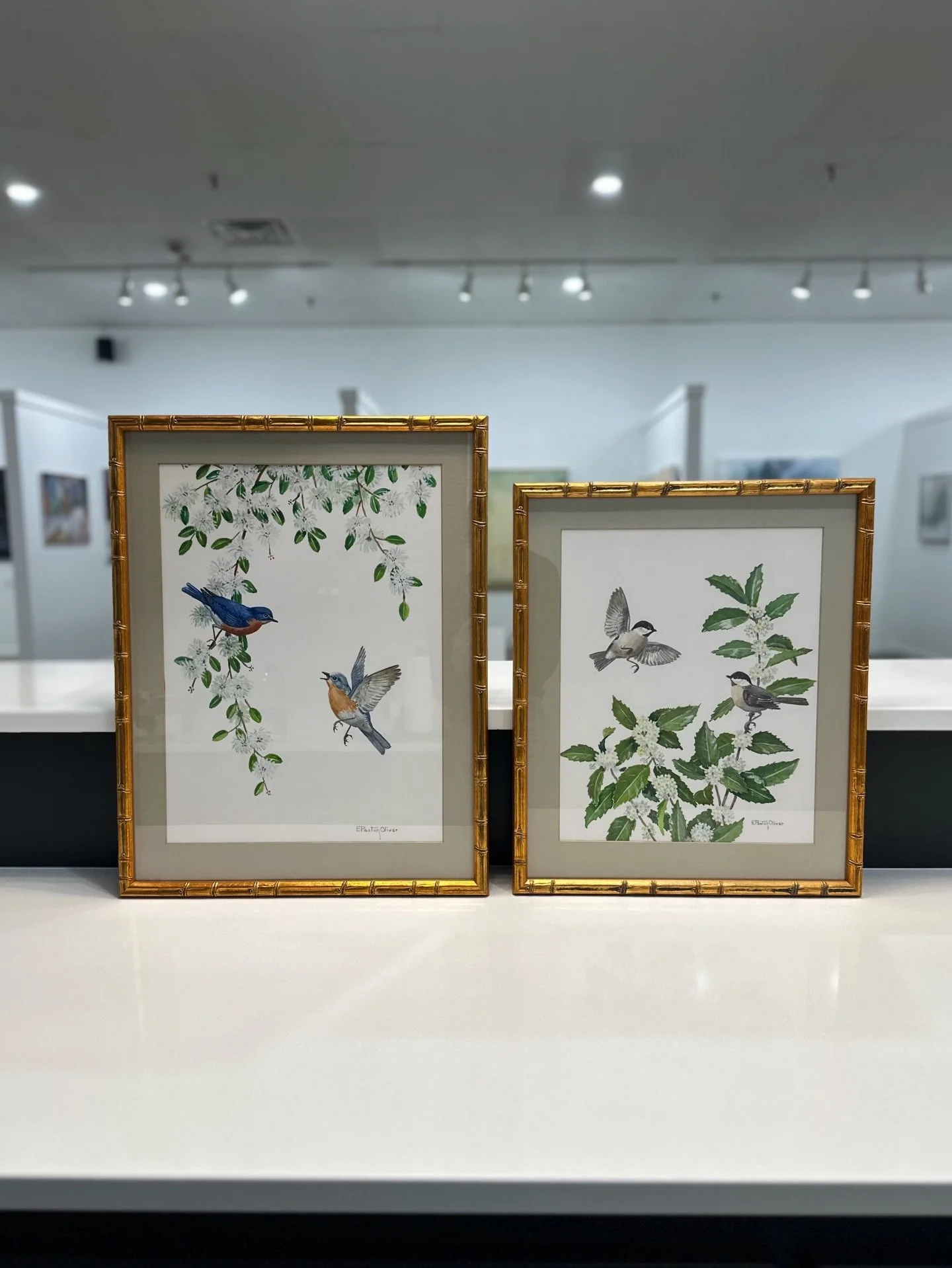 Perfect pairs! 🤝 Swipe to see some of our favorite small originals ➡️ Prices and dimensions on our website! 🤳 
.
.
. 
#waddellsgallery #artgallery