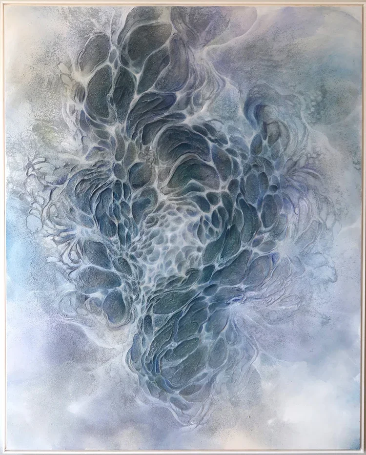 "Emergence" (49" x 61" framed) $4,890  