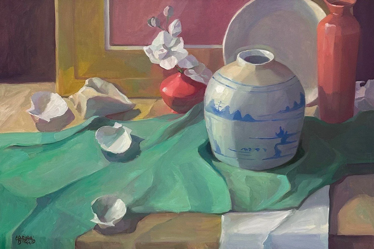 "Ginger Jar" (36" x 24") $1,800