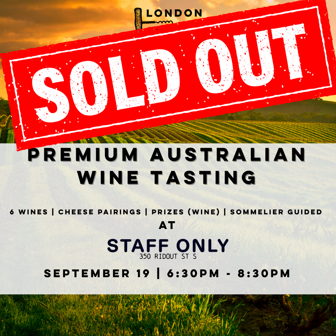 Australian Wine - Tasting Series at Staff Only