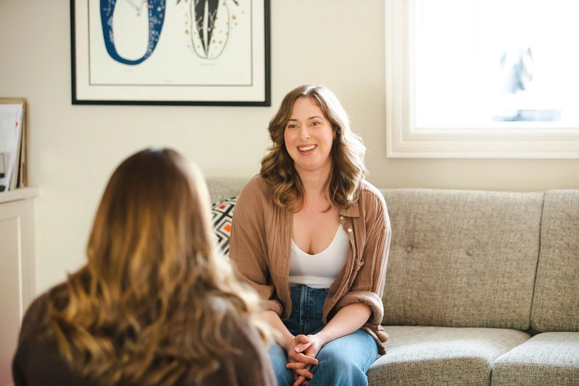 woman in a counselling session