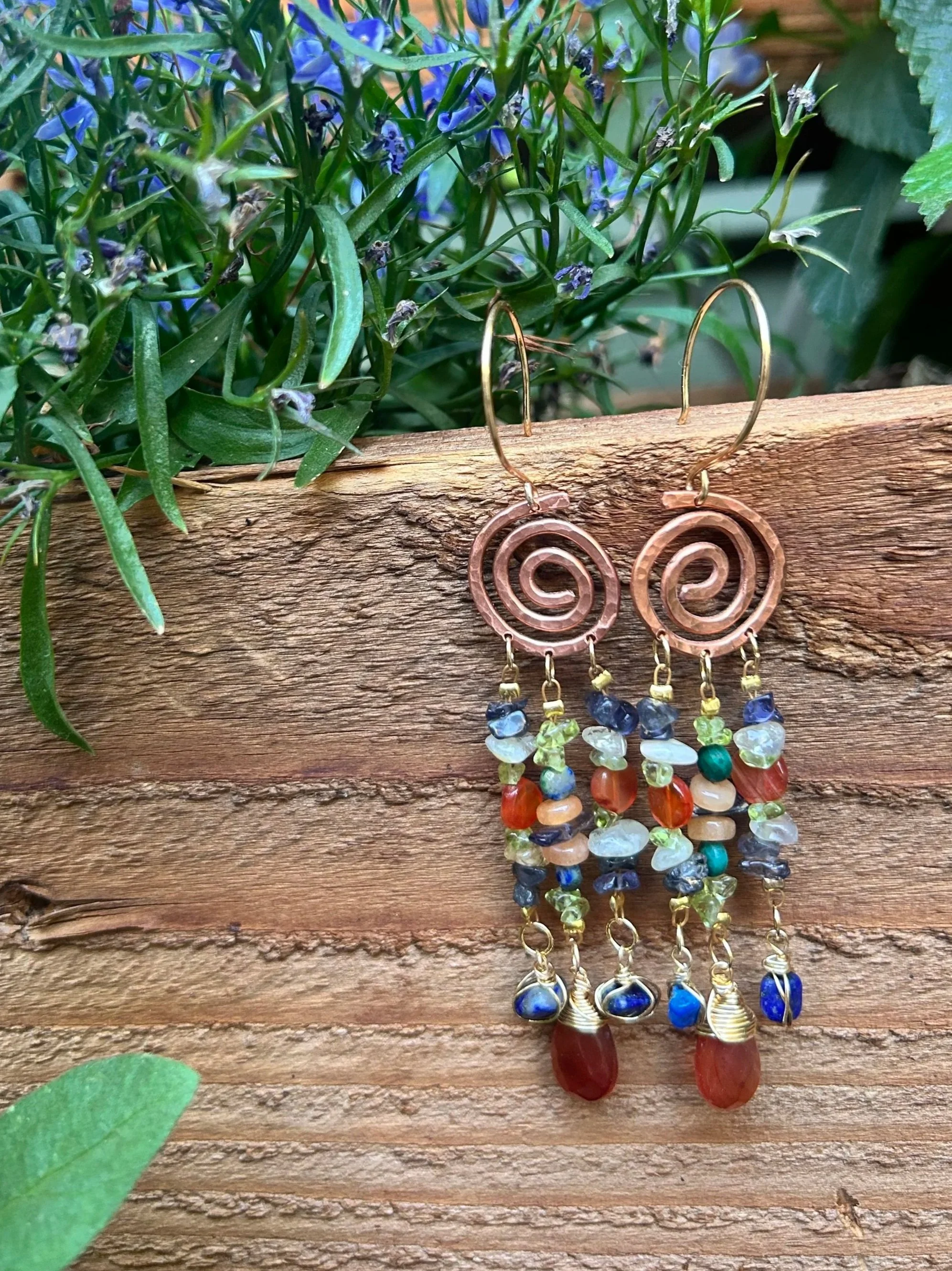 The Driftwood Spiral - Coastal Wildflower