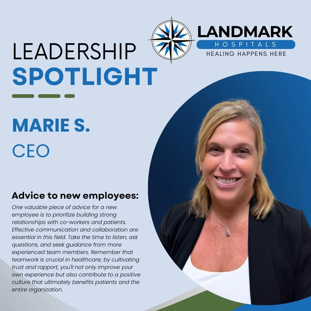 TEAM TUESDAY: Meet Marie, our amazing CEO! 

With over 13 years of experience in healthcare, Marie brings a ton of knowledge and compassion to her role. &ldquo;As a nurse who transitioned into a CEO role, I believe a unique talent I bring to the Land