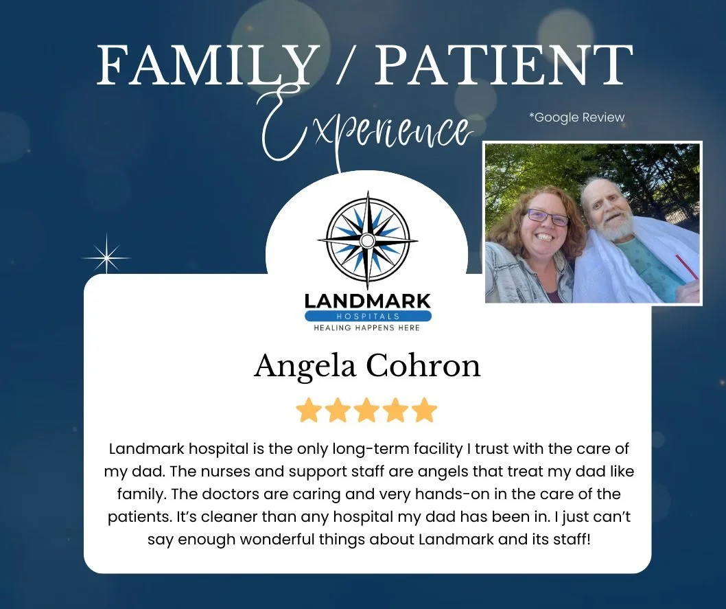 Shining Reviews Are In!
We're so grateful for the kind words our patients, families, and employees share about our LTAC Hospital!  We strive to provide exceptional care and a positive healing environment, and your positive feedback means the world to