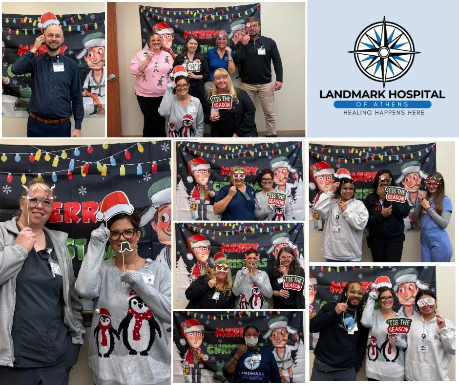 🎄✨ Holiday Spirit Week Recap &mdash; Part 2 ✨🎄
Midweek was pure magic at Landmark Hospital of Athens! &ldquo;How the Grinch Stole Christmas&rdquo; day started early with breakfast in the board room at 6:30 AM&mdash;because in LTAC, our teamwork sta