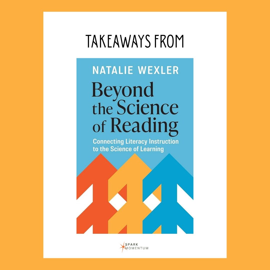 Big fans of Natalie Wexler over here. Just finished Beyond the Science of Reading, which argues that literacy isn&rsquo;t JUST about decoding; it&rsquo;s about building the knowledge that makes comprehension possible. 

Wexler presents research on ba
